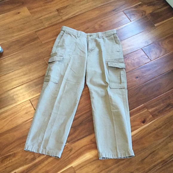 *SALE* Croft & Barrow men’s khaki cargo pant 34x30 - Picture 7 of 9